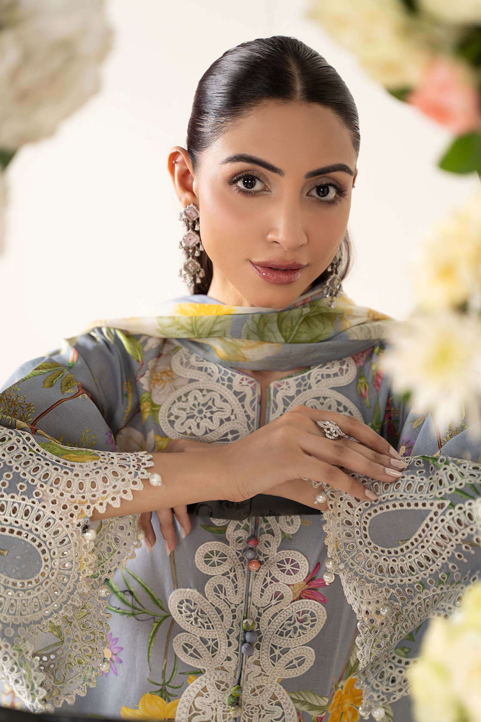 3 Piece Embroidered Lawn Suit | MPS-2604-A