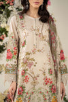 3 Piece Unstitched Embroidered Lawn Suit | MPT-2605-A