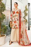 3 Piece Unstitched Embroidered Lawn Suit | MPT-2607-A