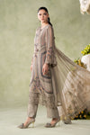 3 Piece Embroidered Chiffon Suit