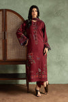 3 Piece Embroidered Dobby Linen Suit