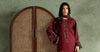 3 Piece Embroidered Dobby Linen Suit