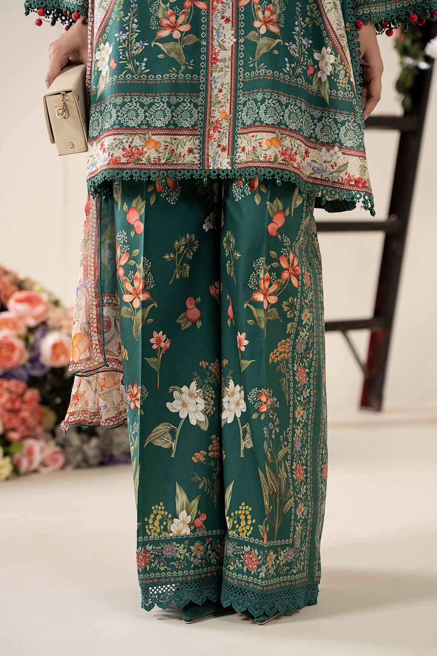 3 Piece Embroidered Lawn Suit | MPS-2610-A