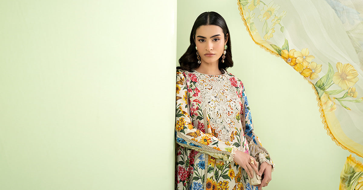 3 Piece Embroidered Lawn Suit