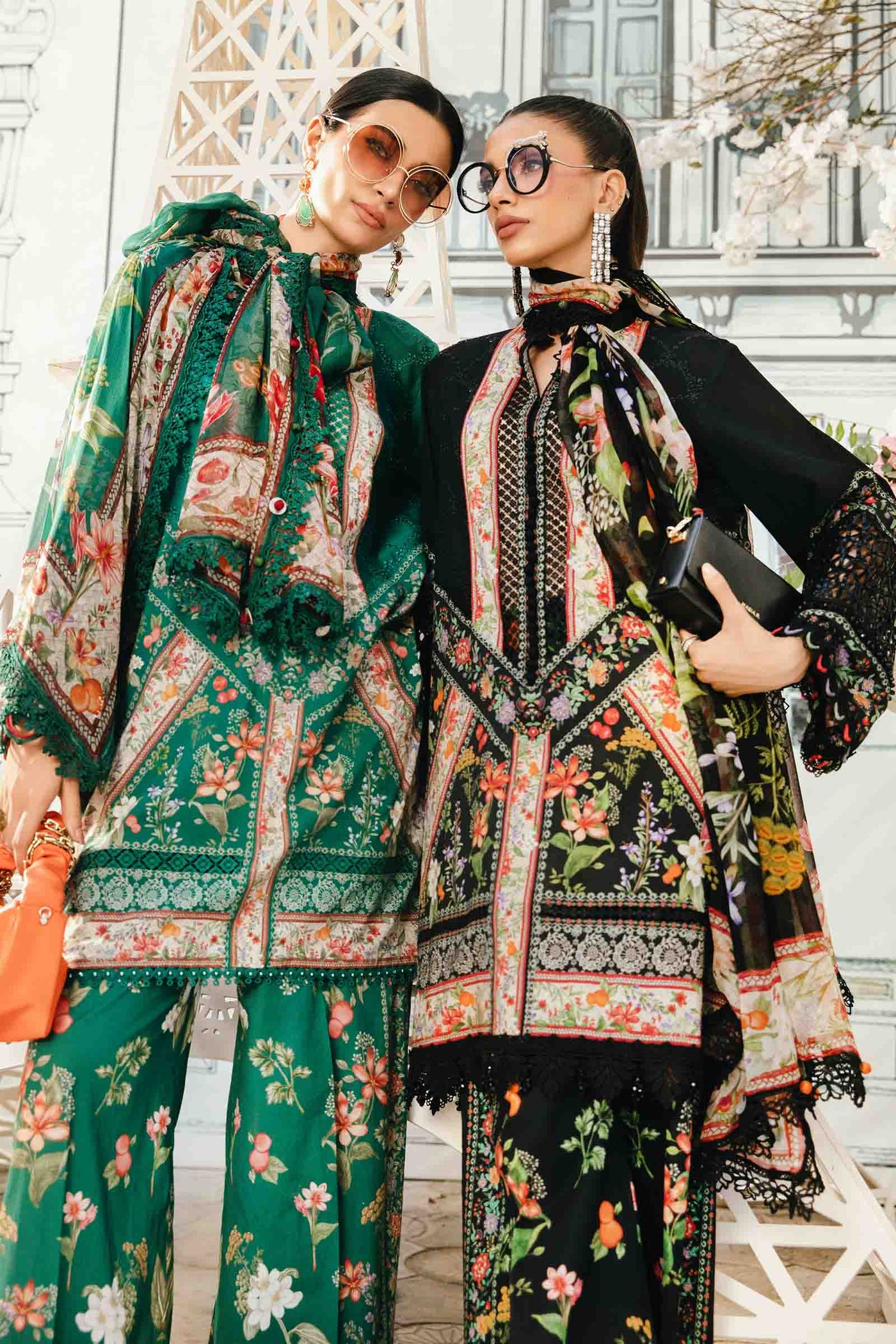 3 Piece Unstitched Embroidered Lawn Suit | MPT-2610-A