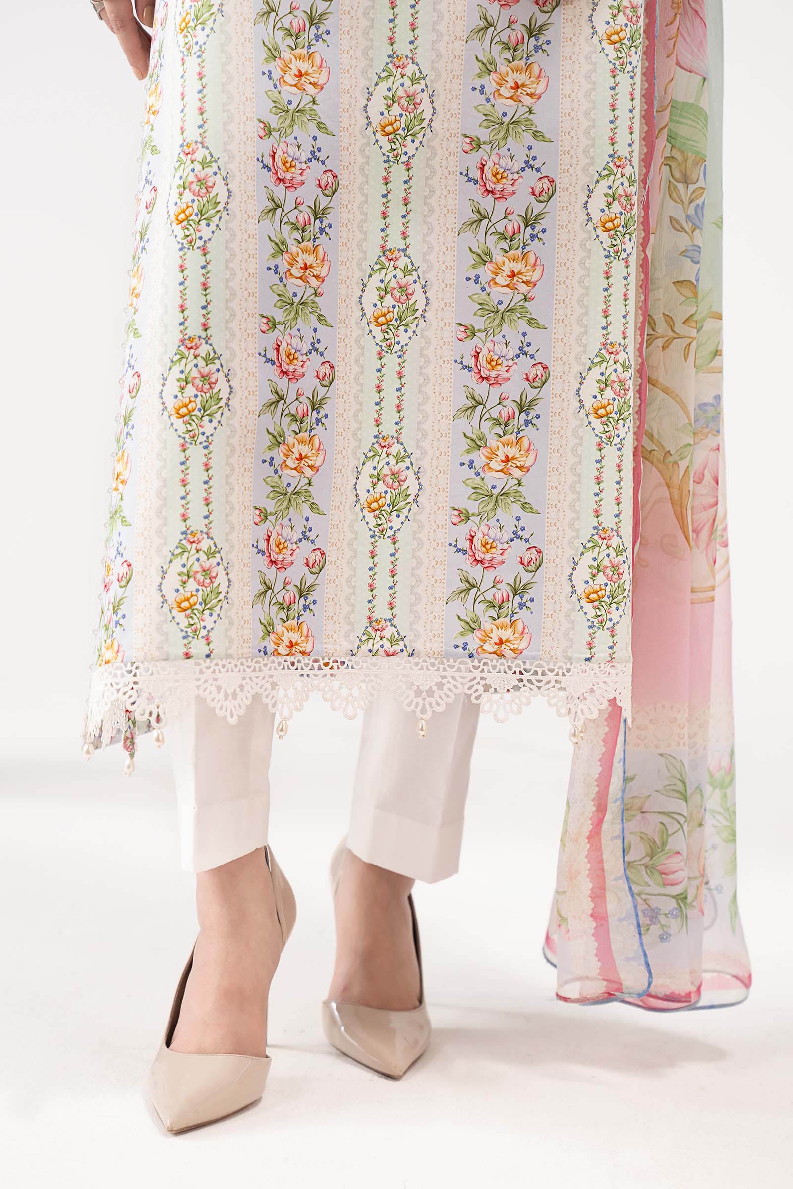 3 Piece Embroidered Lawn Suit