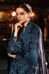 3 Piece Unstitched Embroidered Velvet Suit