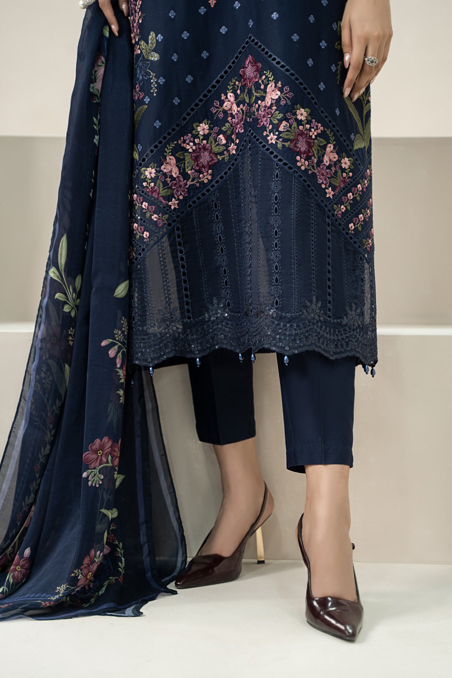 3 Piece Embroidered Lawn Suit | ELS-25-10