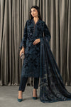 3 Piece Embroidered Velvet Suit