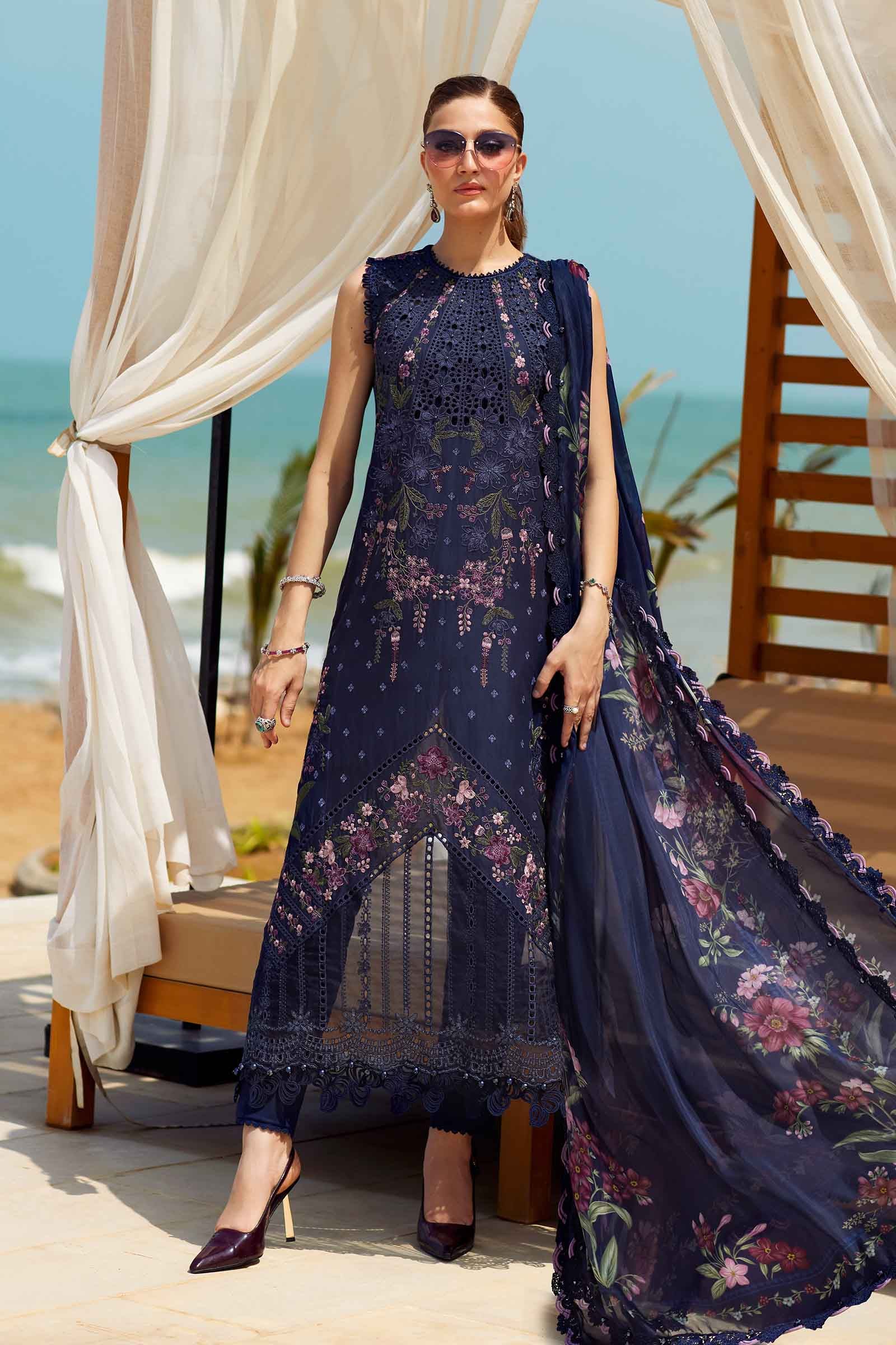 3 Piece Unstitched Embroidered Lawn Suit | EID LAWN-25-10