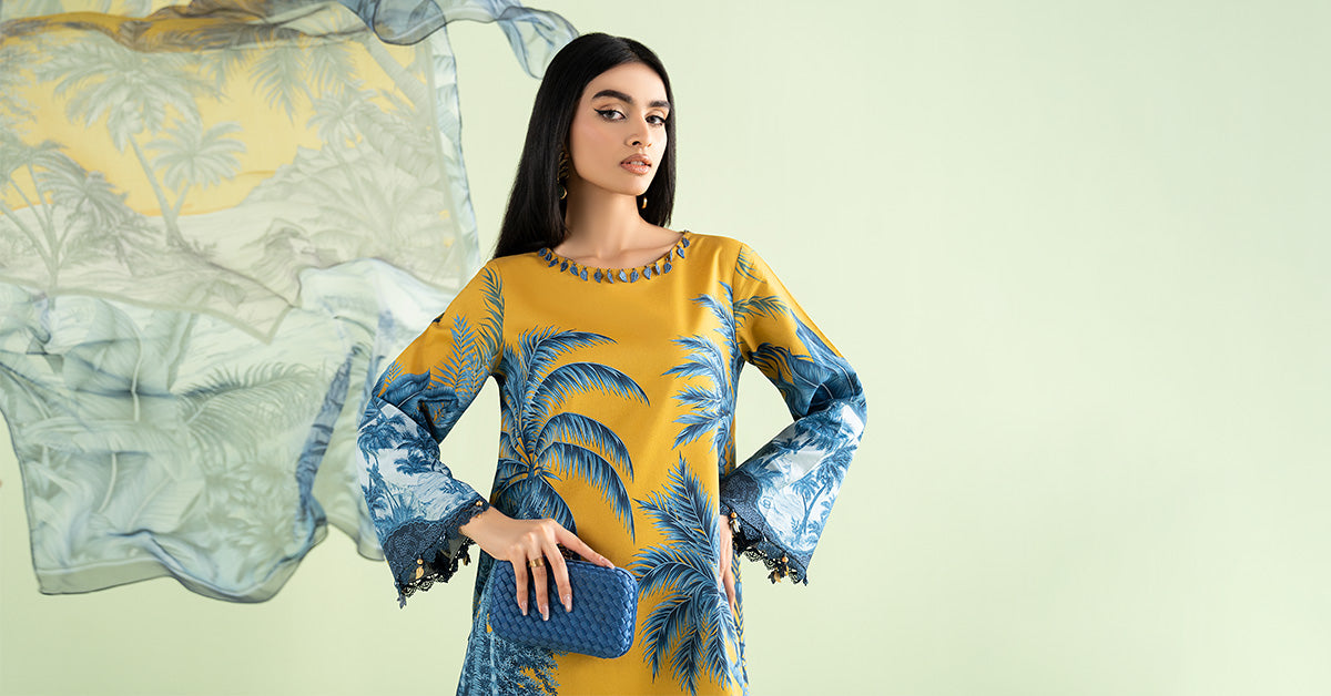 3 Piece Embroidered Lawn Suit