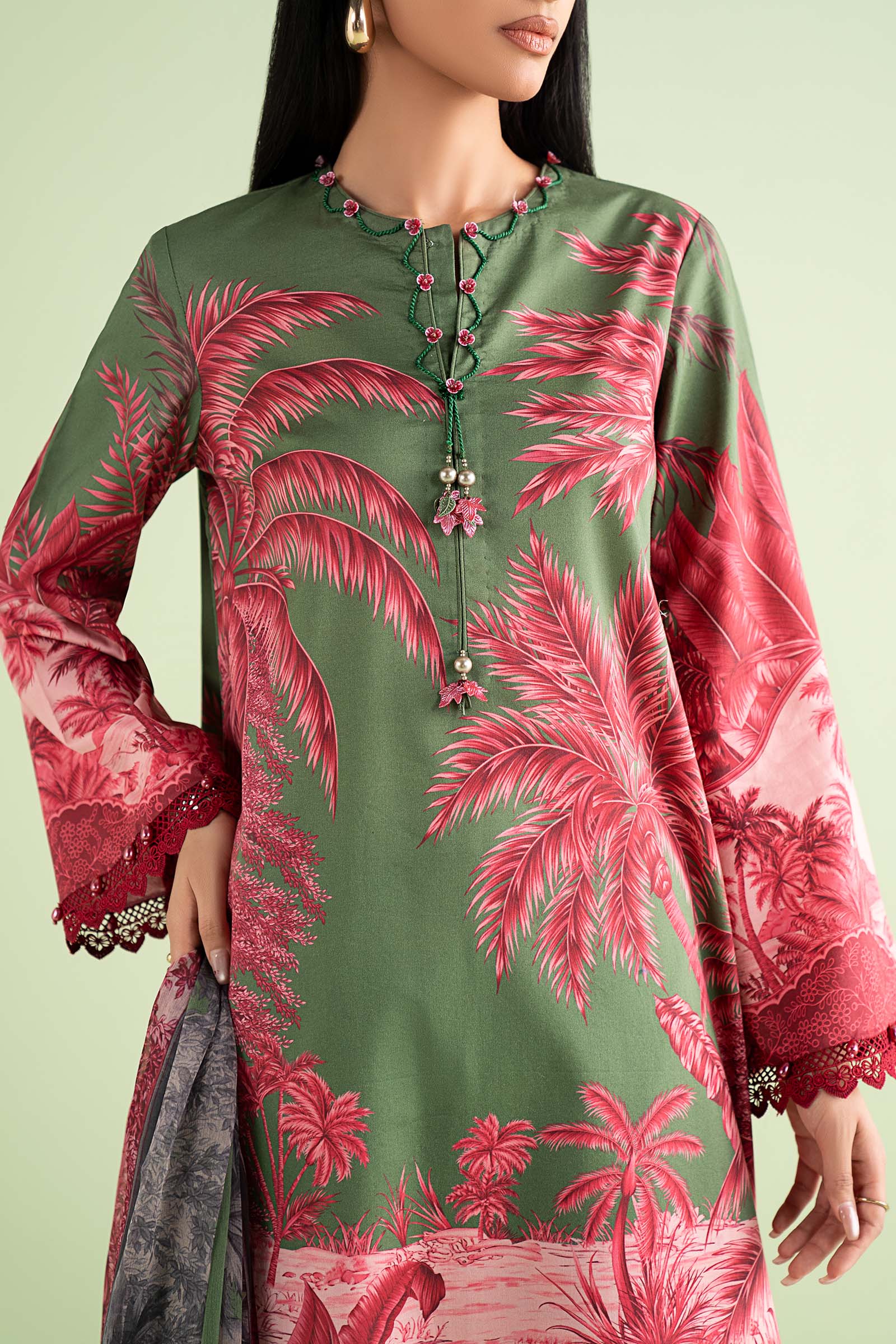 3 Piece Embroidered Lawn Suit
