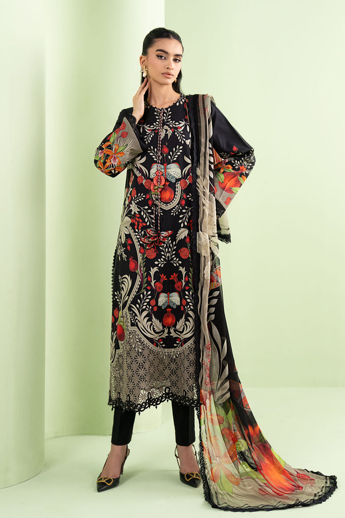Maria B 3 Piece Embroidered Lawn Suit, view 1