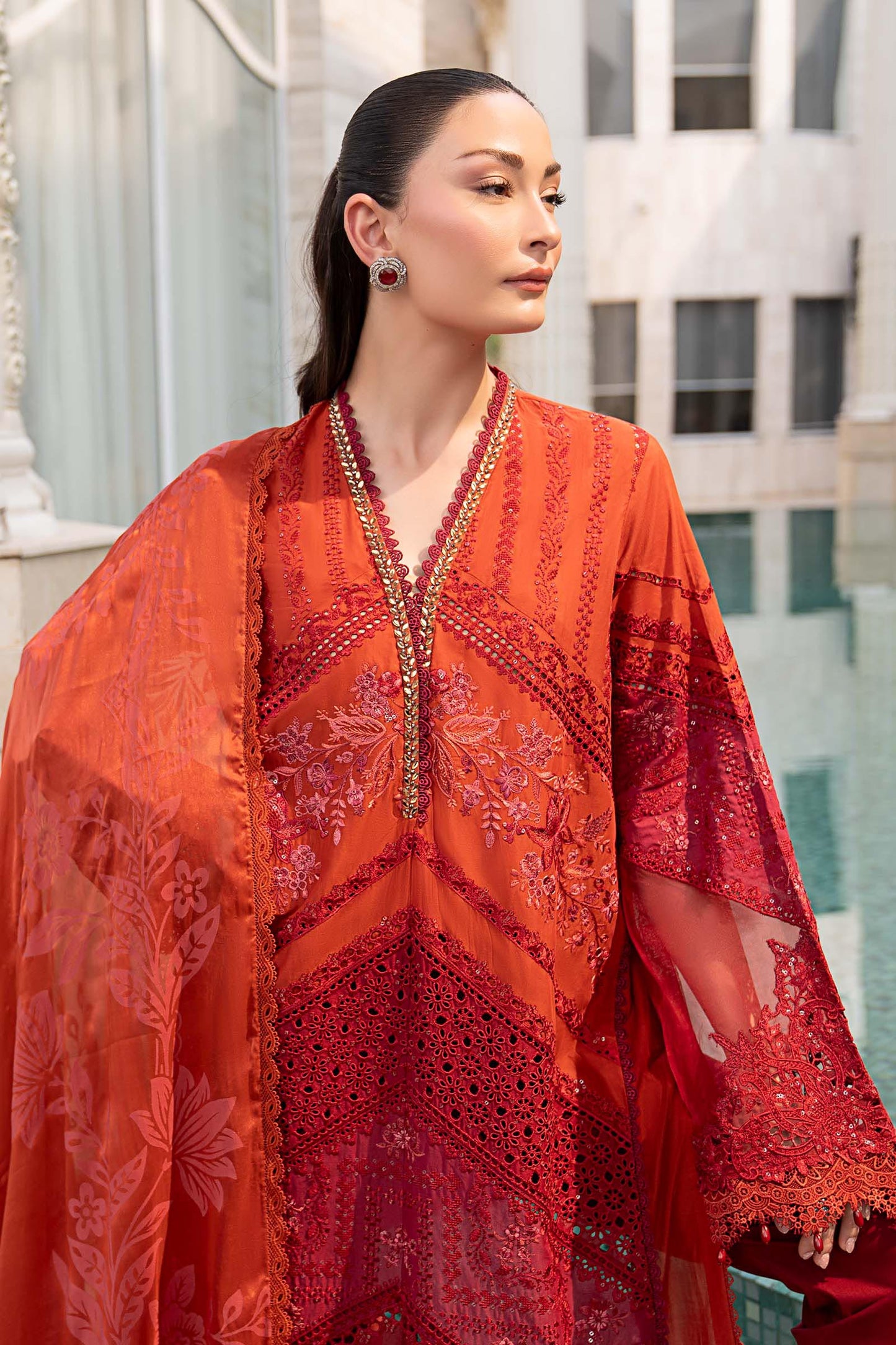 3 Piece Embroidered Lawn Suit