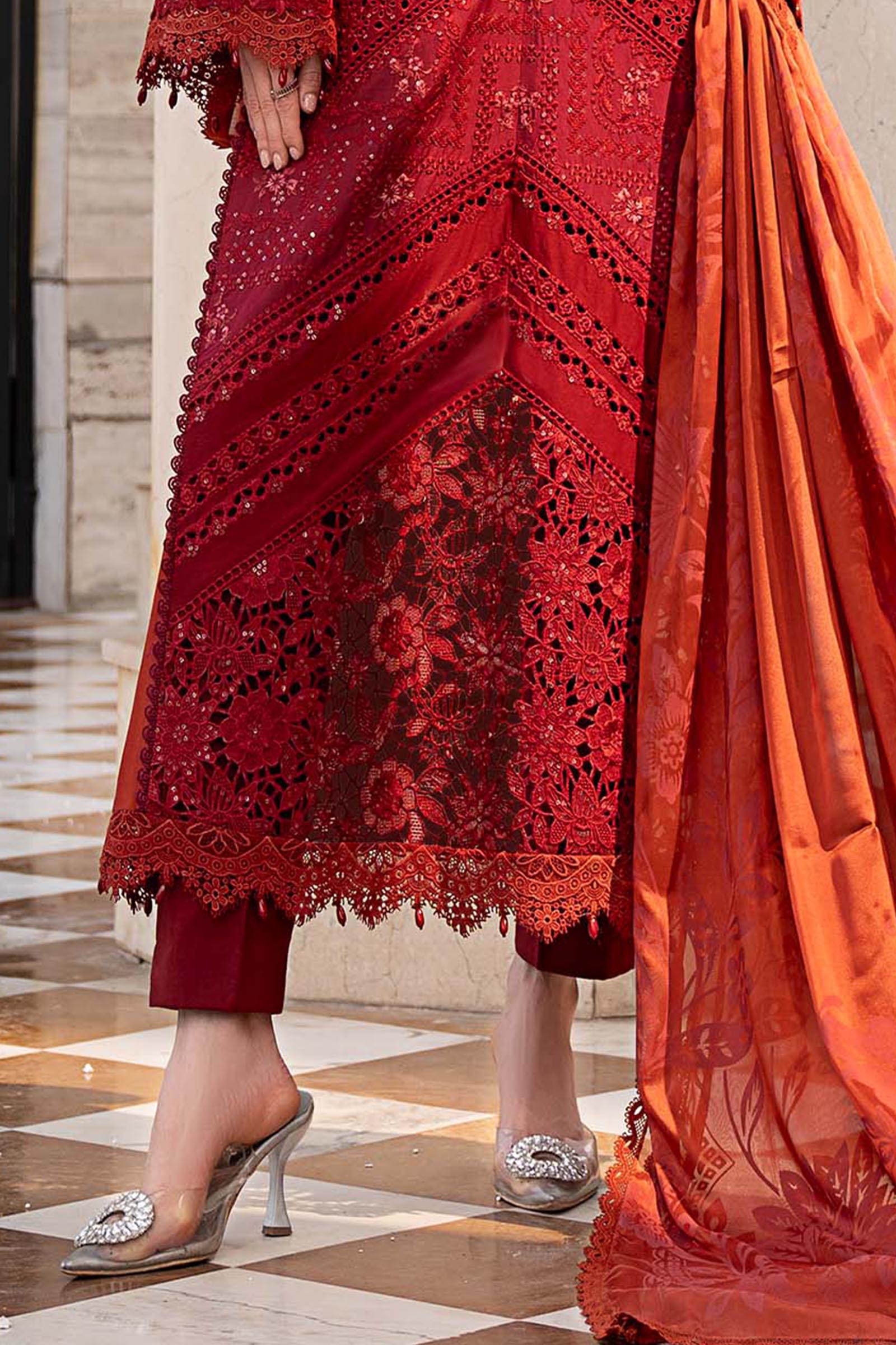 3 Piece Embroidered Lawn Suit