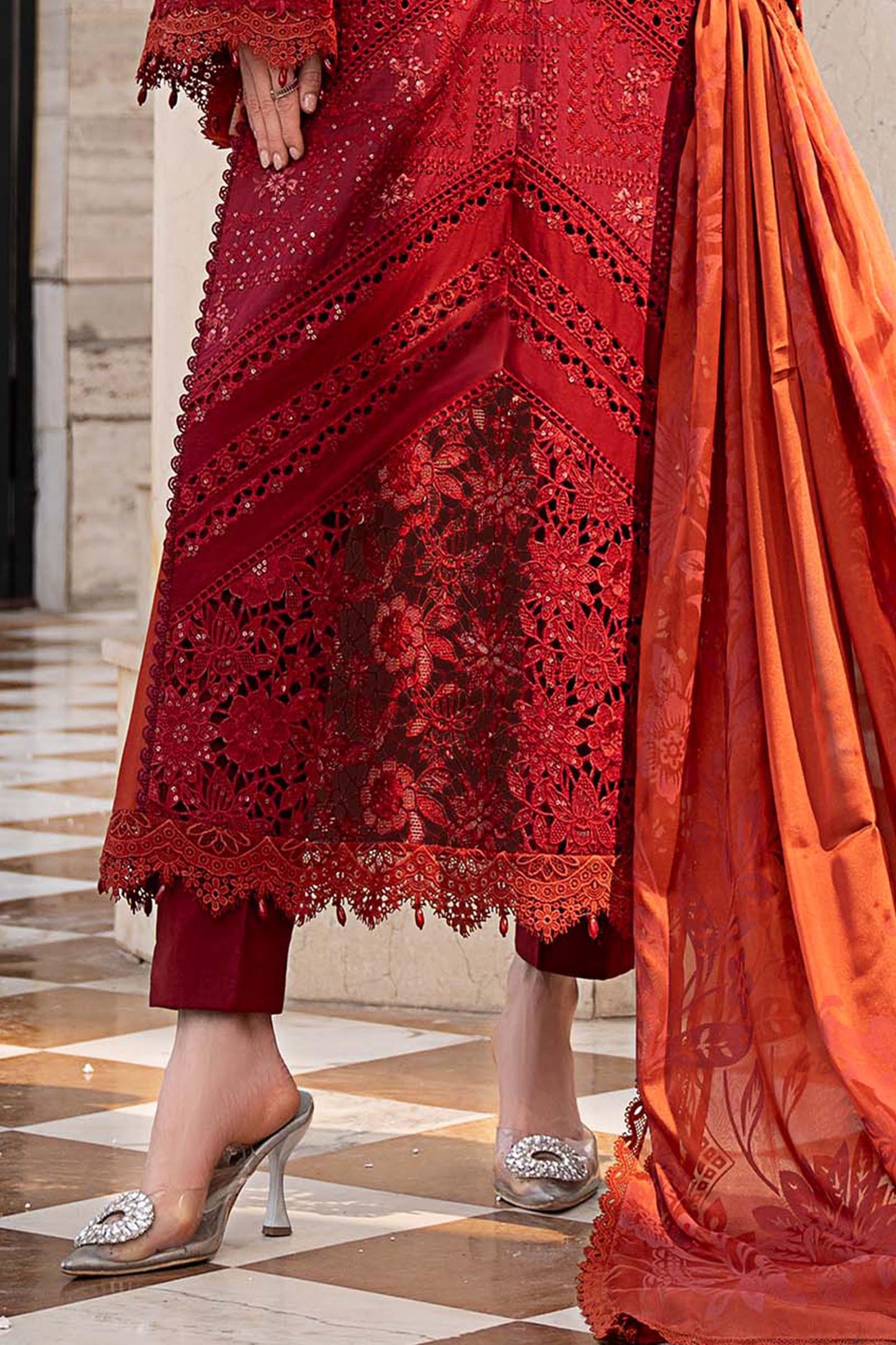 3 Piece Embroidered Lawn Suit