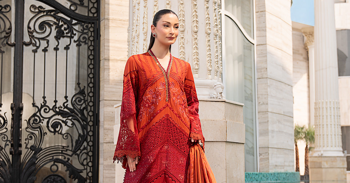3 Piece Embroidered Lawn Suit
