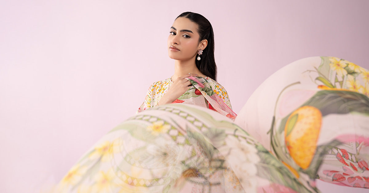 3 Piece Embroidered Lawn Suit