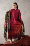 3 Piece Embroidered Linen Suit