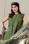 3 Piece Unstitched Embroidered Cambric Suit | MPT-2701-A