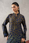 3 Piece Embroidered Linen Suit