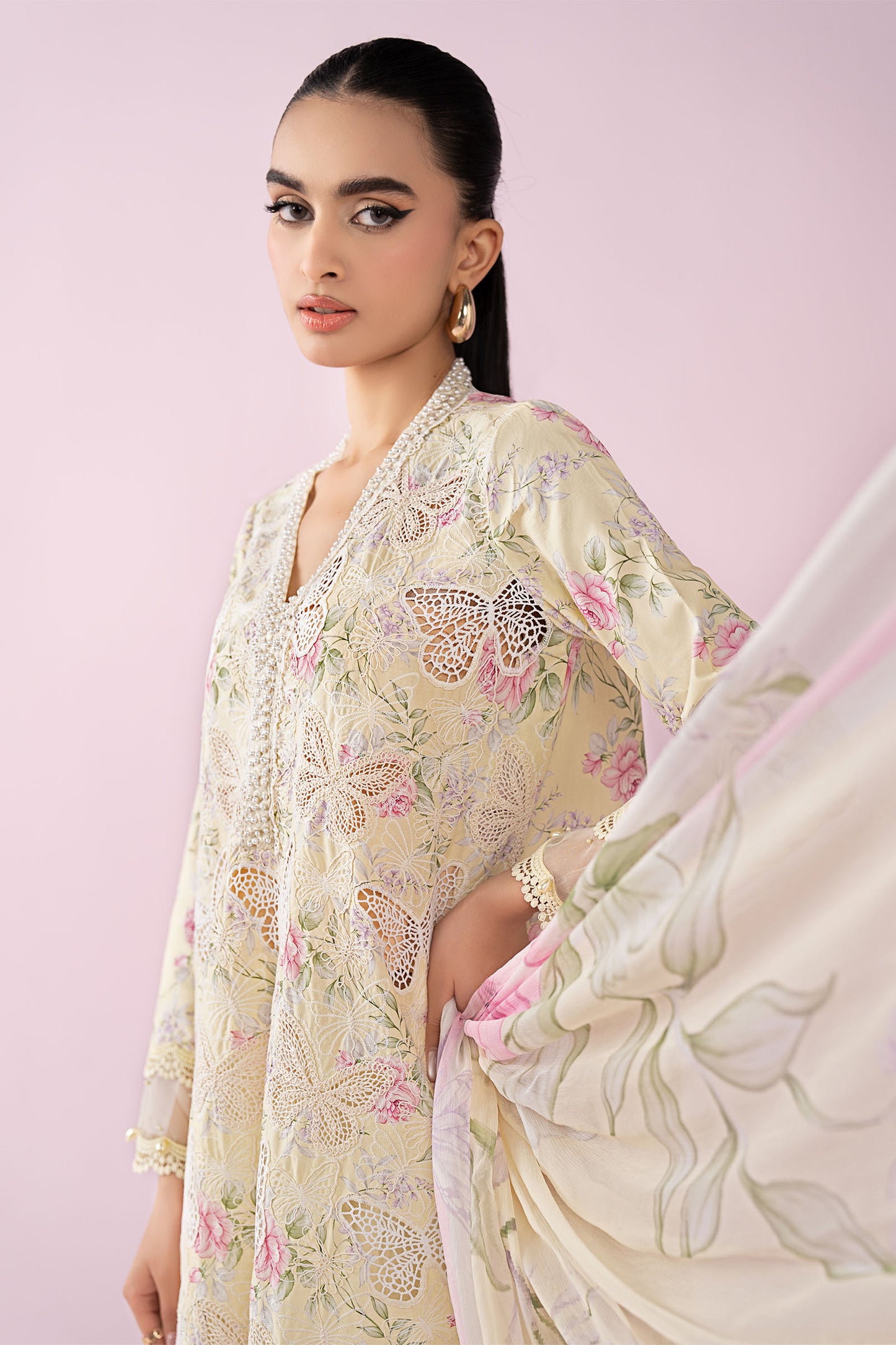 3 Piece Embroidered Lawn Suit