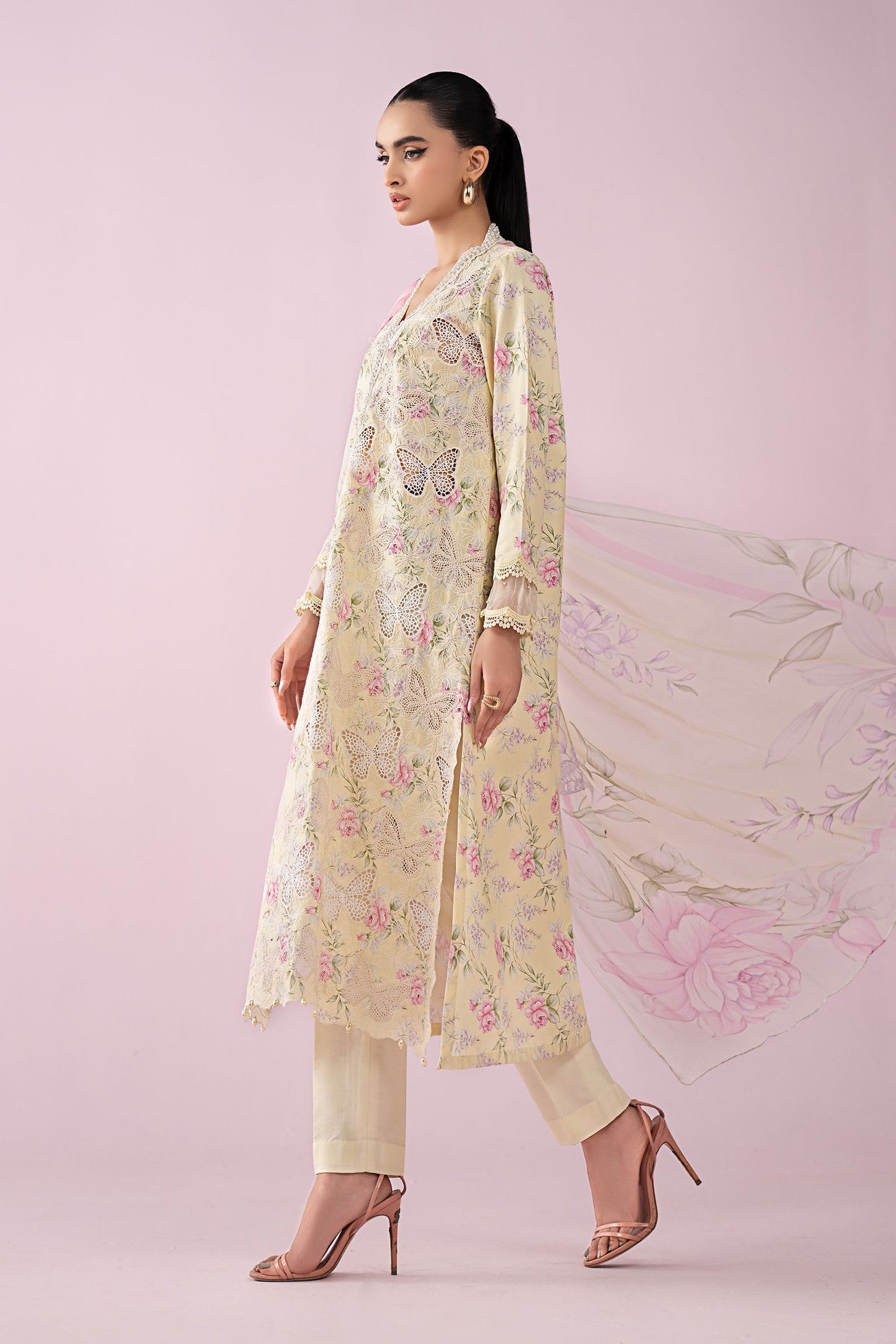3 Piece Embroidered Lawn Suit