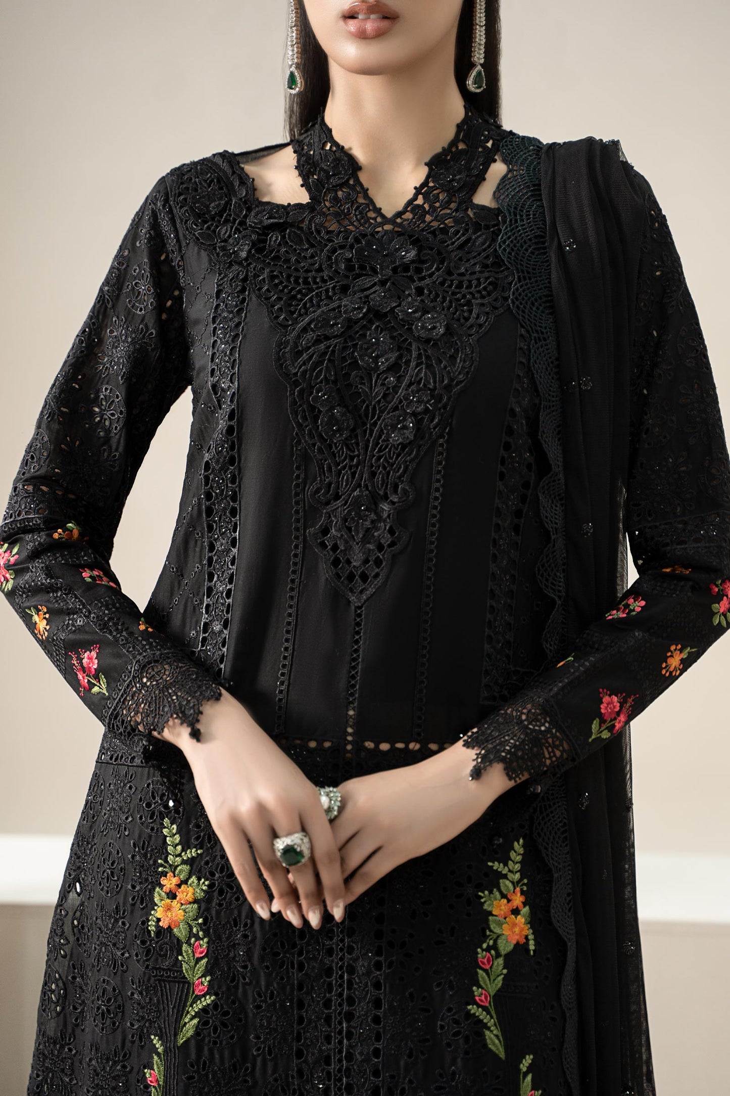 3 Piece Embroidered Lawn Suit | ELS-25-01