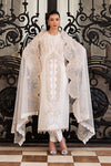 3 Piece Embroidered Jacquard Lawn Suit