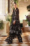 3 Piece Unstitched Embroidered Chiffon Suit
