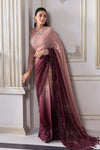 Unstitched Embroidered Chiffon Saree | BD-3001