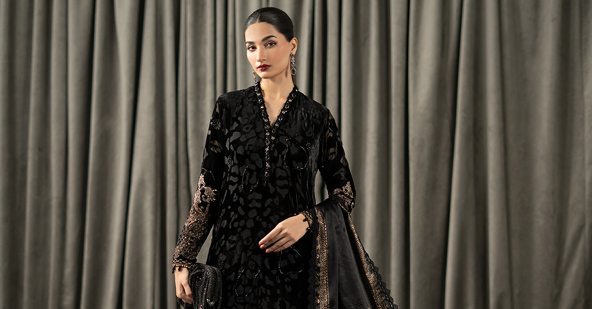 3 Piece Embroidered Palachi Suit