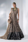 3 Piece Unstitched Embroidered Chiffon Suit