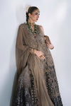 3 Piece Unstitched Embroidered Chiffon Suit
