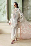 3 Piece Unstitched Embroidered Tusser Silk Suit