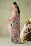 3 Piece Embroidered Chiffon Suit