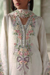 3 Piece Unstitched Embroidered Tusser Silk Suit