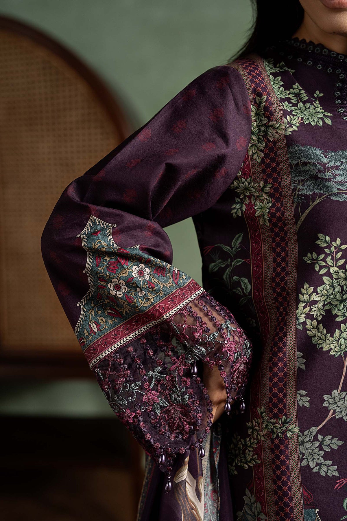 3 Piece Embroidered Cambric Suit