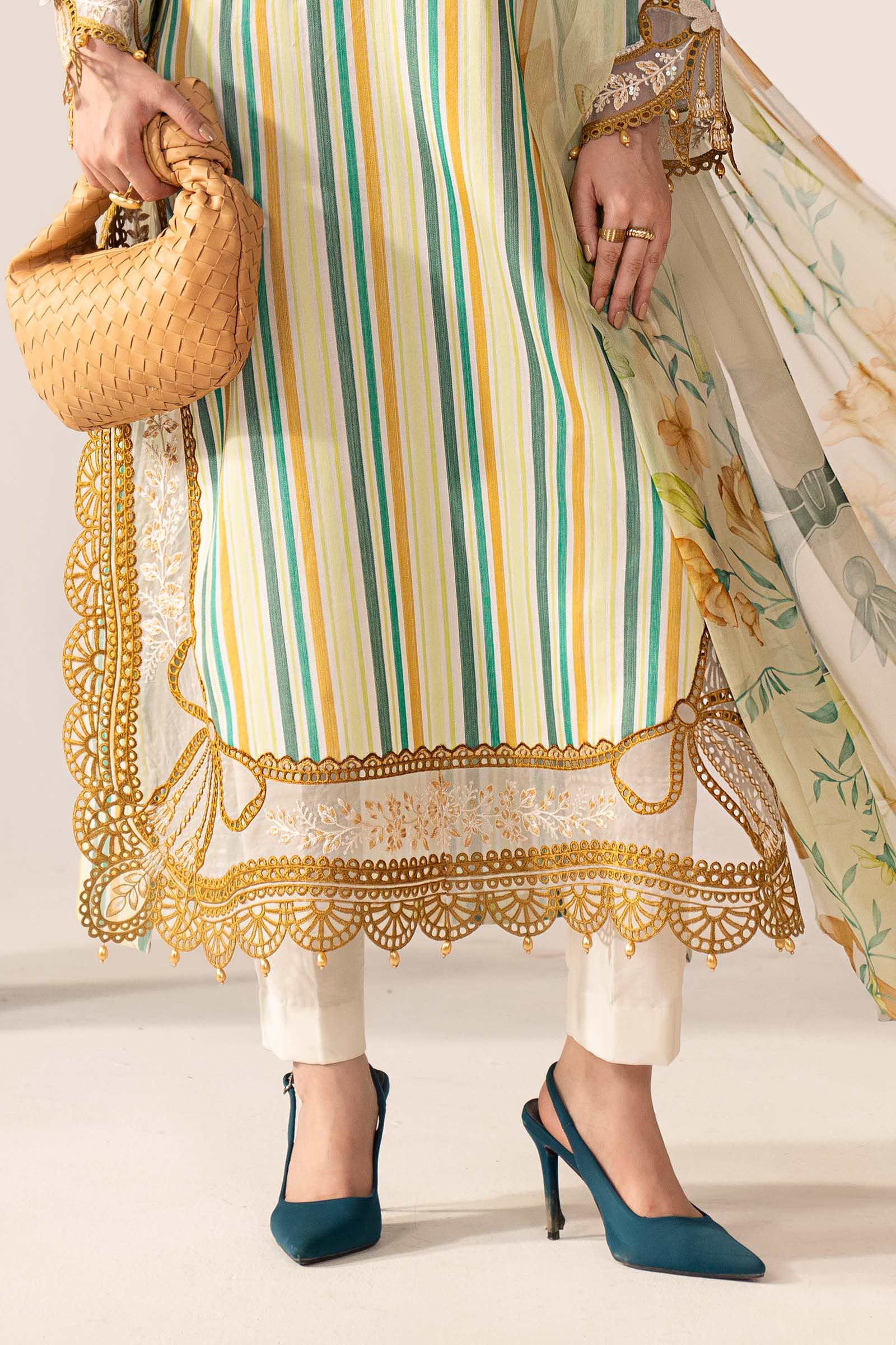 3 Piece Embroidered Jacquard Suit
