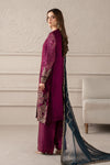 3 Piece Embroidered Chiffon Suit | MCS-25-102