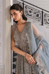 3 Piece Unstitched Embroidered Net Suit | BD-3002