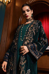 3 Piece Unstitched Embroidered Velvet Suit