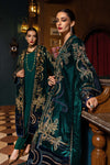 3 Piece Unstitched Embroidered Velvet Suit