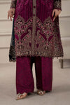 3 Piece Embroidered Chiffon Suit | MCS-25-102
