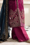 3 Piece Unstitched Embroidered Chiffon Suit | MPC-25-102