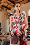 3 Piece Unstitched Embroidered Lawn Suit
