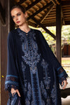 3 Piece Unstitched Embroidered Twill Linen Suit