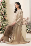3 Piece Embroidered Chiffon Suit