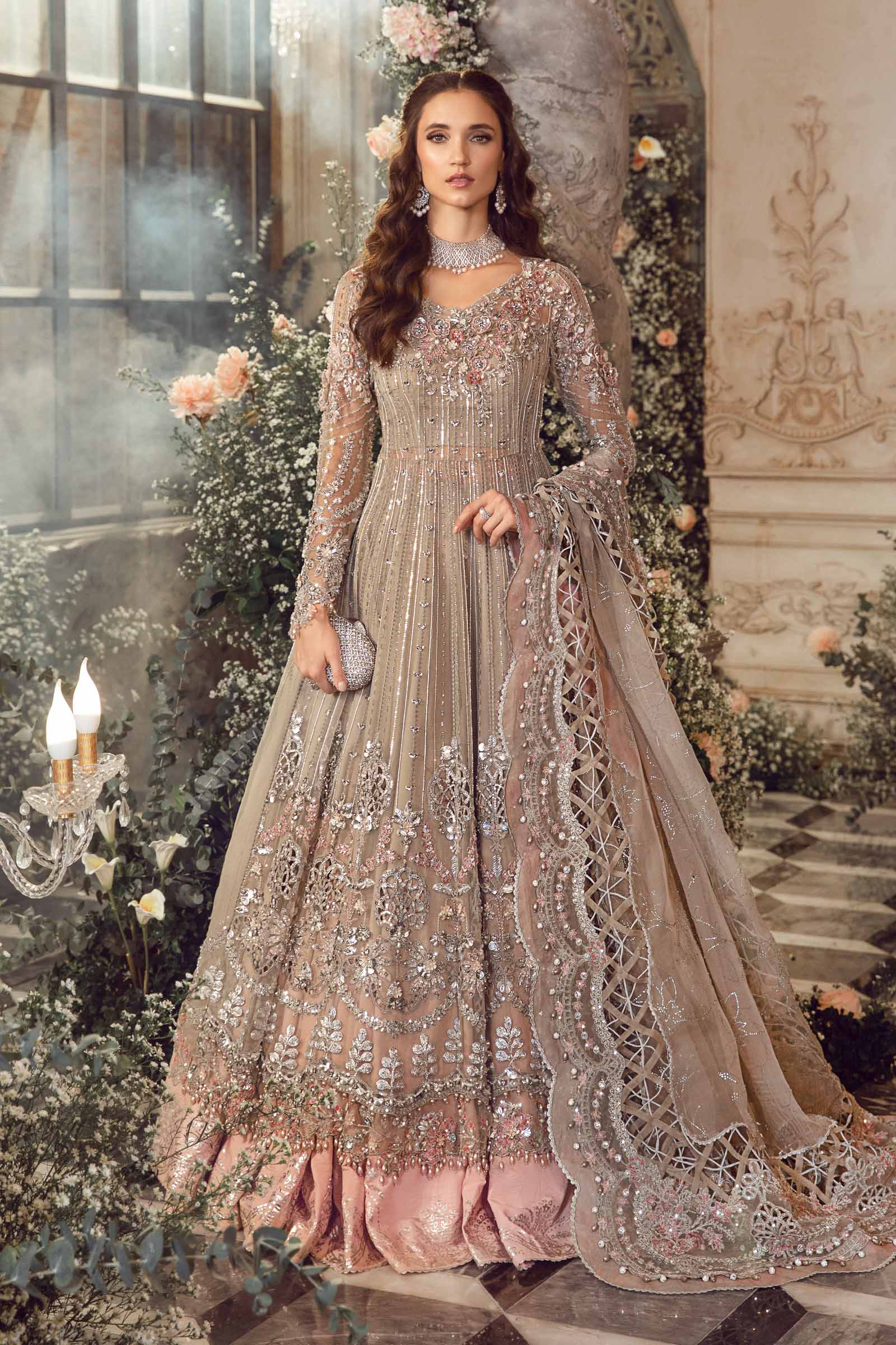 Unstitched Voyage a' Luxe Lawn '24 by Maria B | D-2403-B
