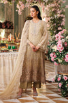3 Piece Unstitched Embroidered Chiffon Suit